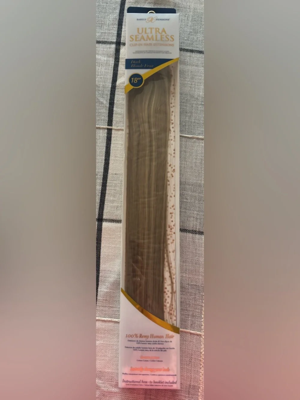NWT Barely XTensions Ultra Seamless Clip In Hair Extensions 18